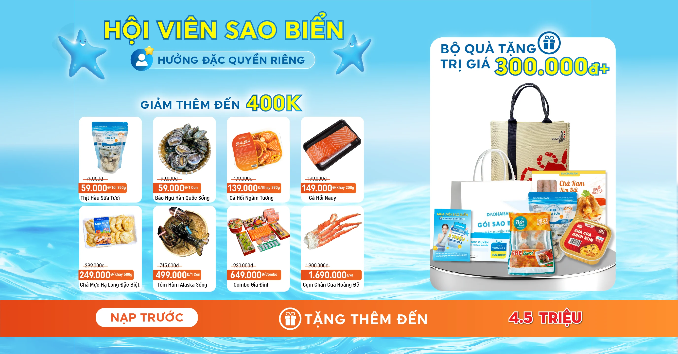Banner hội viên Sao Biển